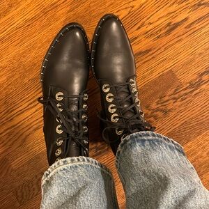 Freda Salvador leather Combat Boots
